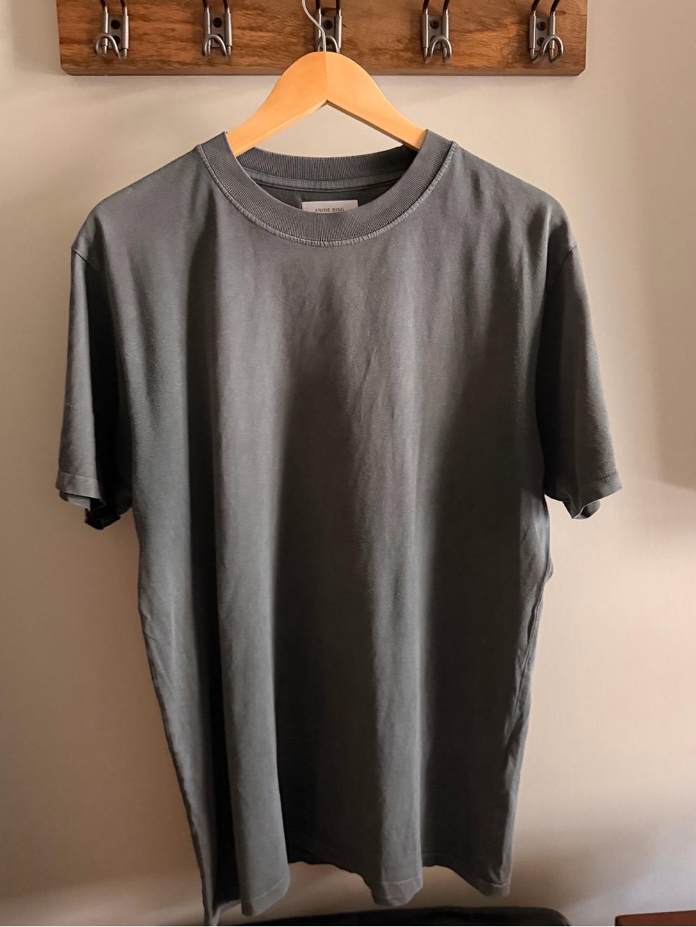 ANINE BING Tee (Washed Charcoal)